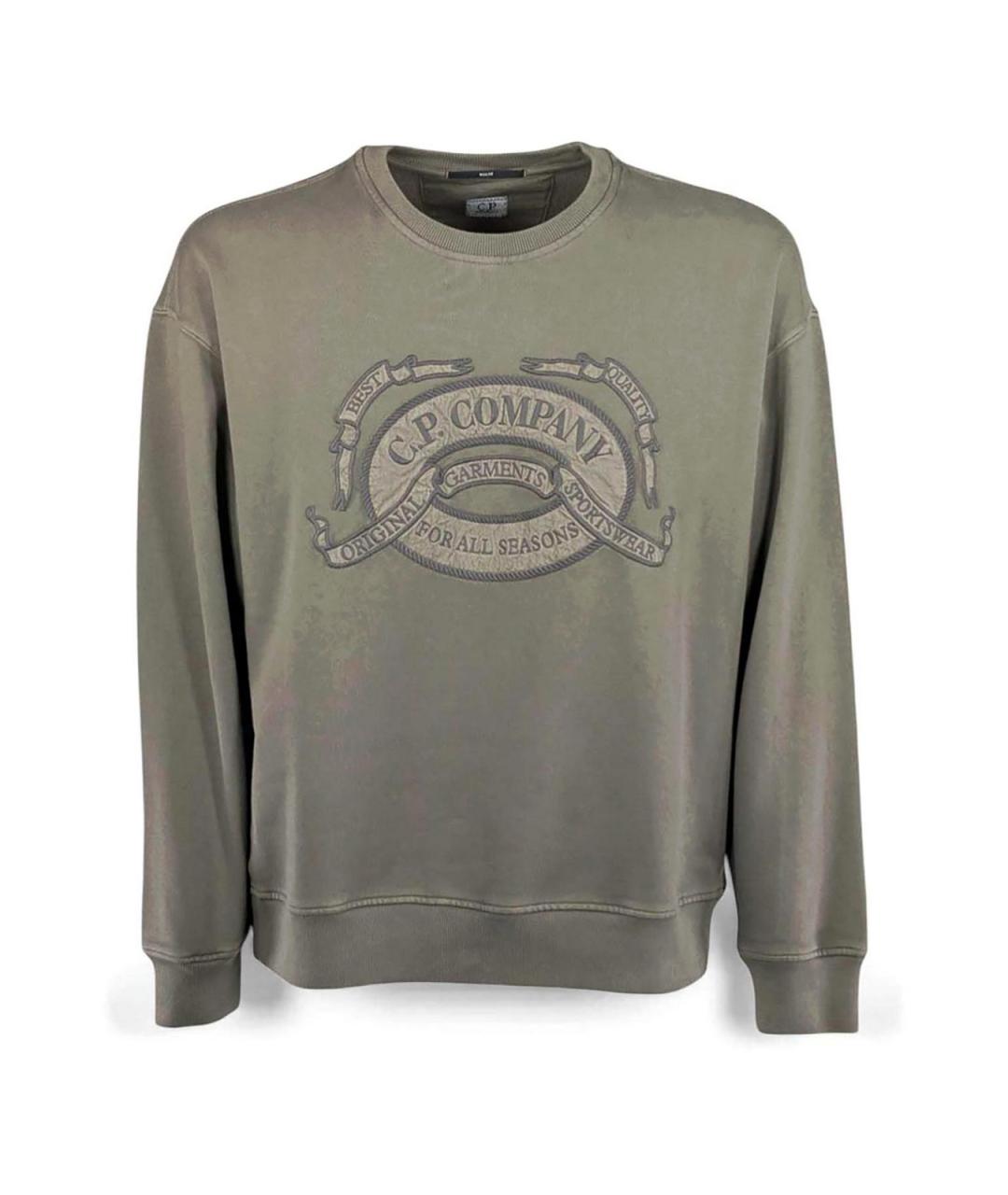 CP COMPANY Серая хлопковая классическая рубашка, фото 1