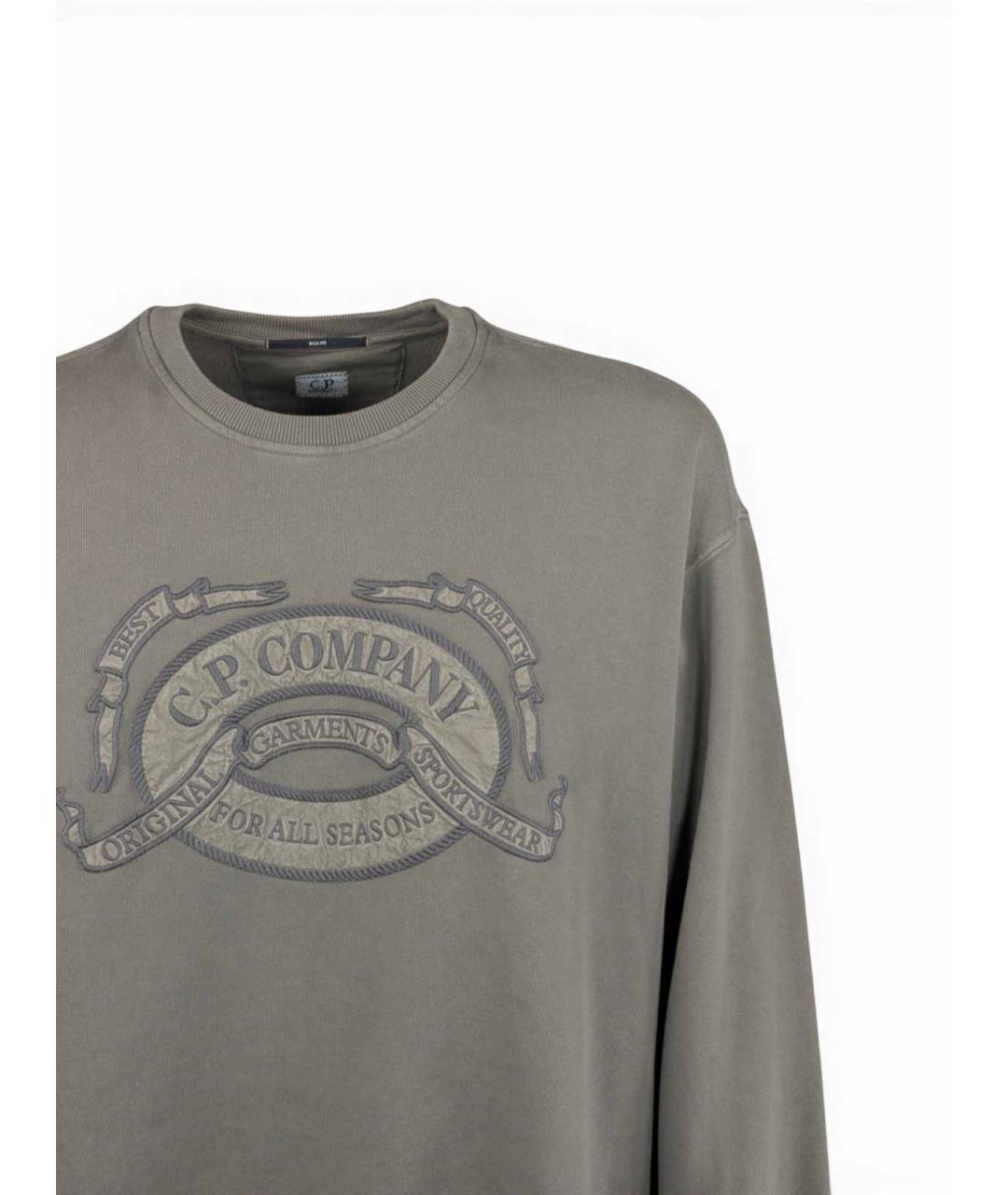 CP COMPANY Серая хлопковая классическая рубашка, фото 2