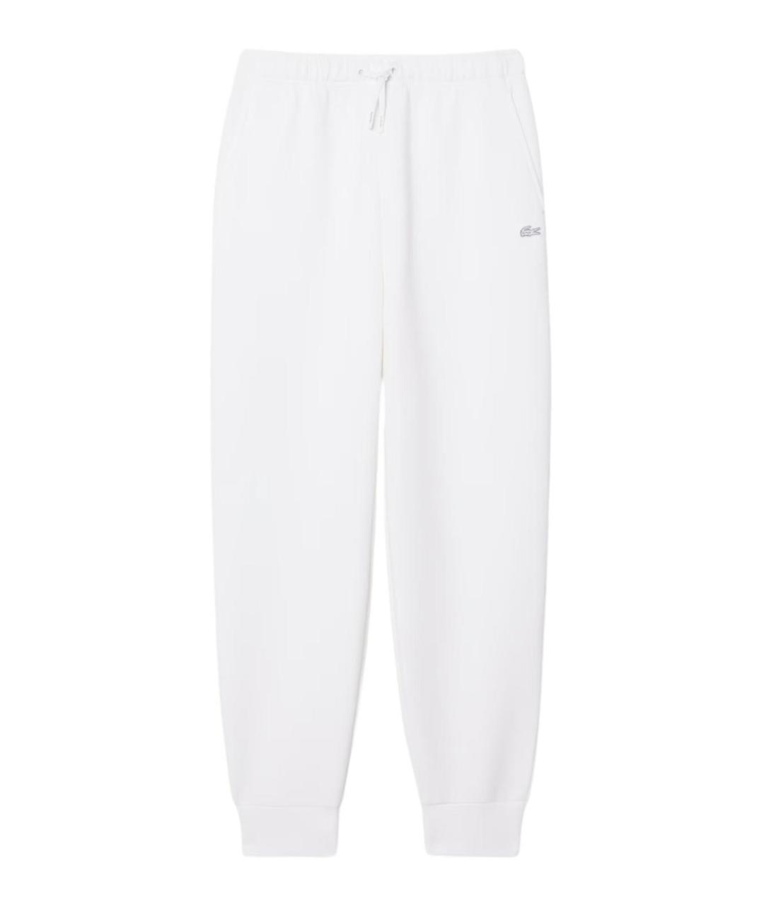 LACOSTE Белые хлопковые спортивные брюки и шорты, фото 1