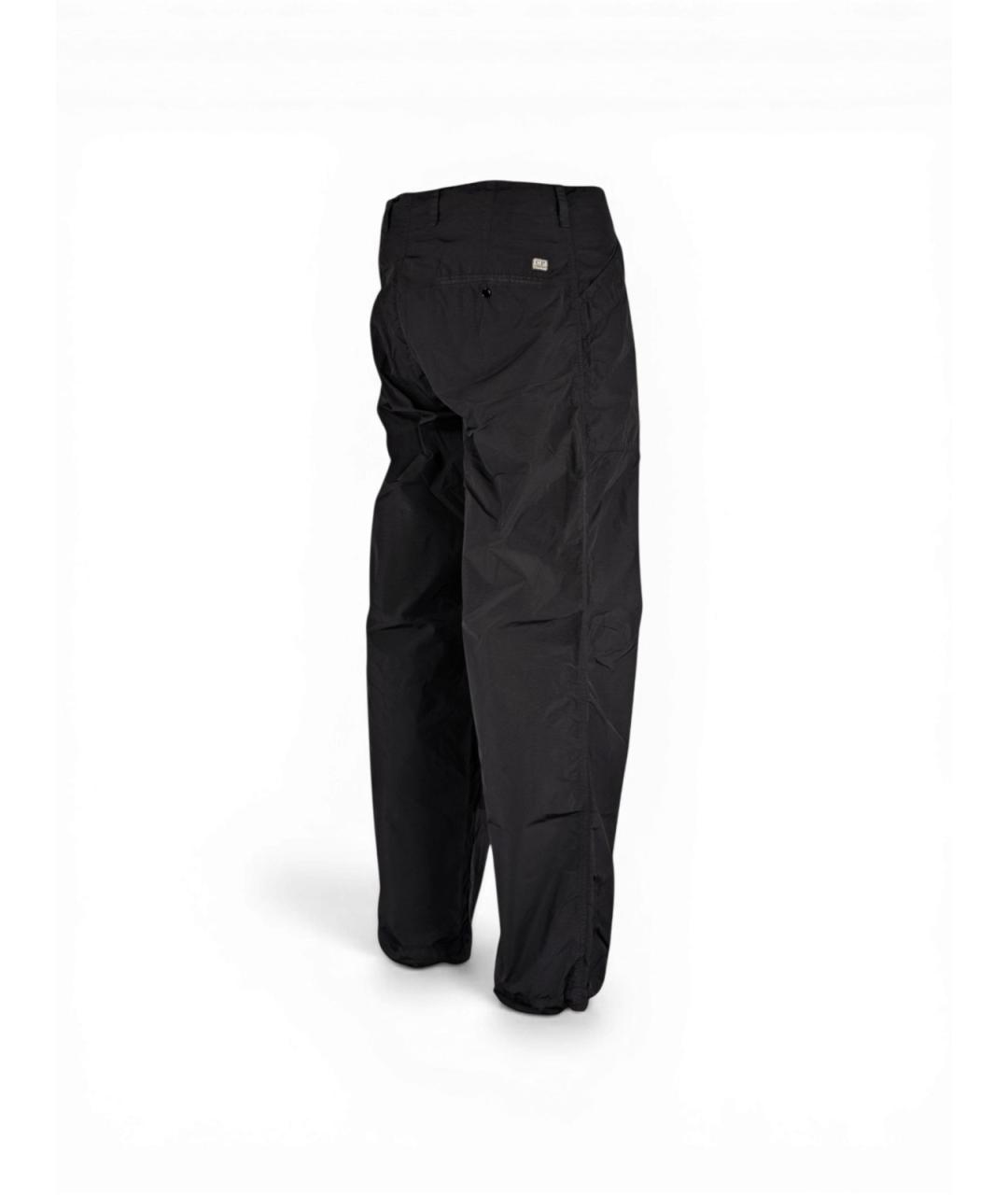 CP COMPANY Черные льняные повседневные брюки, фото 4
