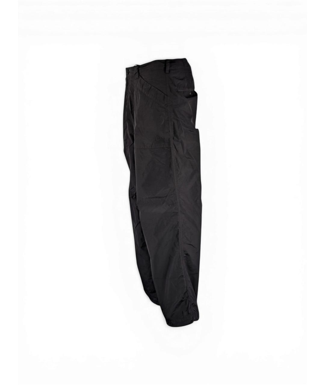 CP COMPANY Черные льняные повседневные брюки, фото 3