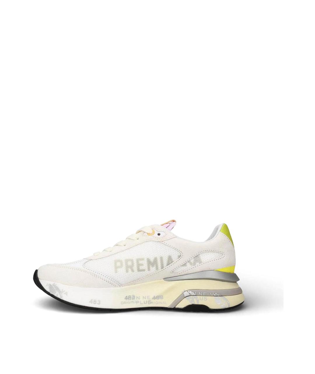 PREMIATA Белые кожаные кроссовки, фото 3