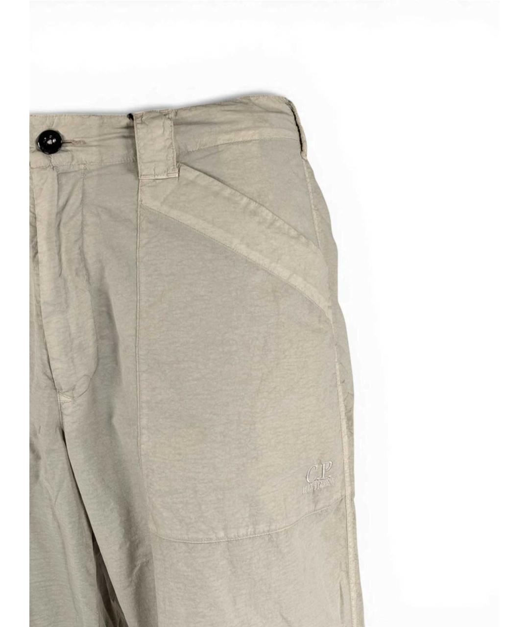 CP COMPANY Серые льняные повседневные брюки, фото 2
