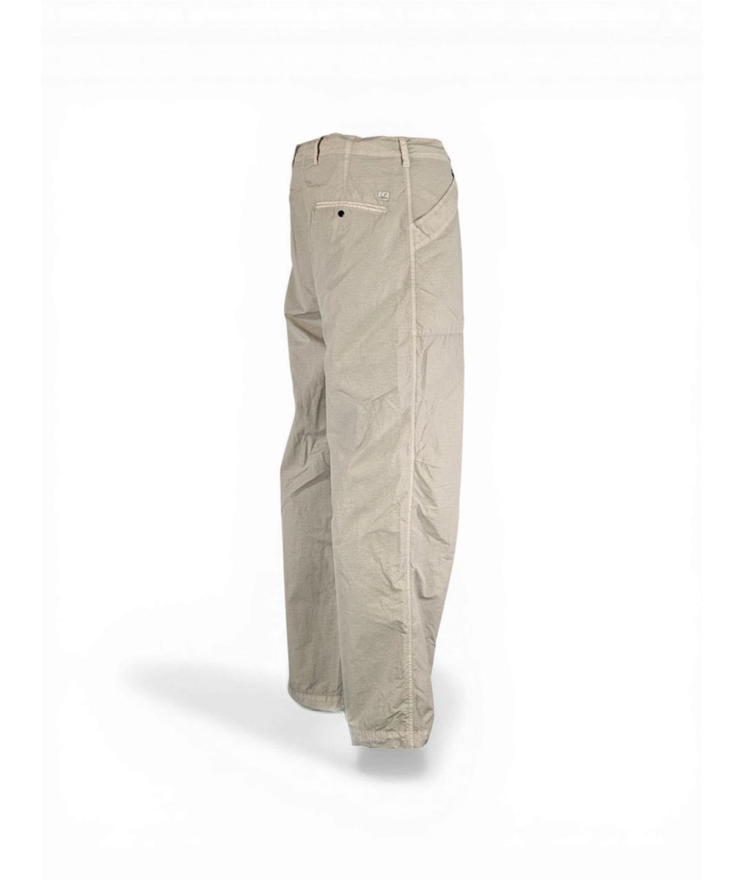 CP COMPANY Серые льняные повседневные брюки, фото 4