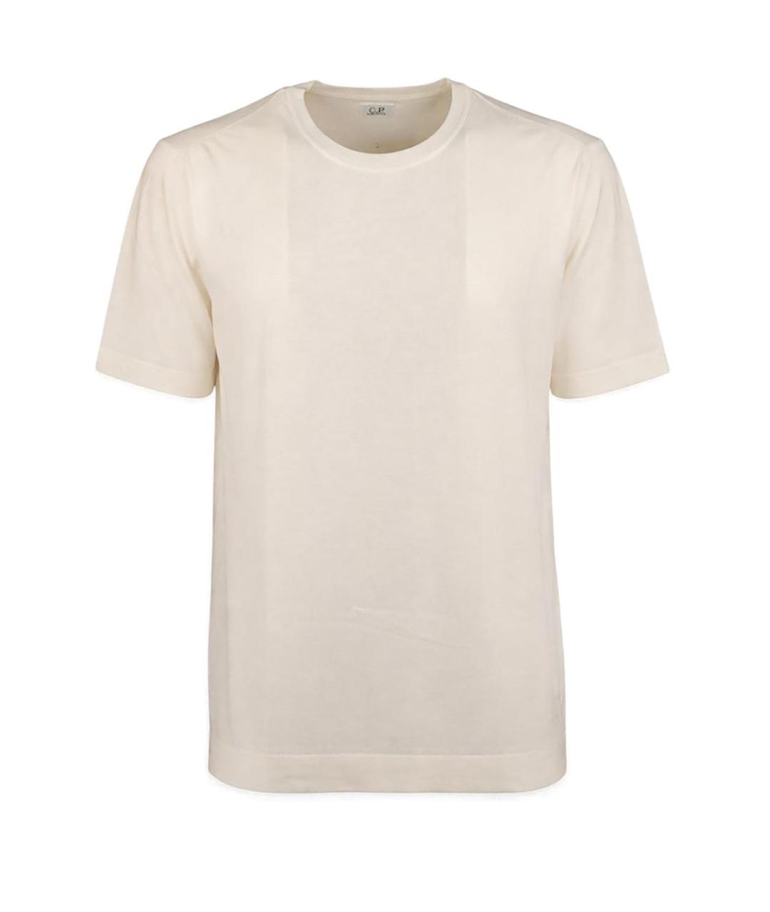 CP COMPANY Белое хлопковое поло с коротким рукавом, фото 1
