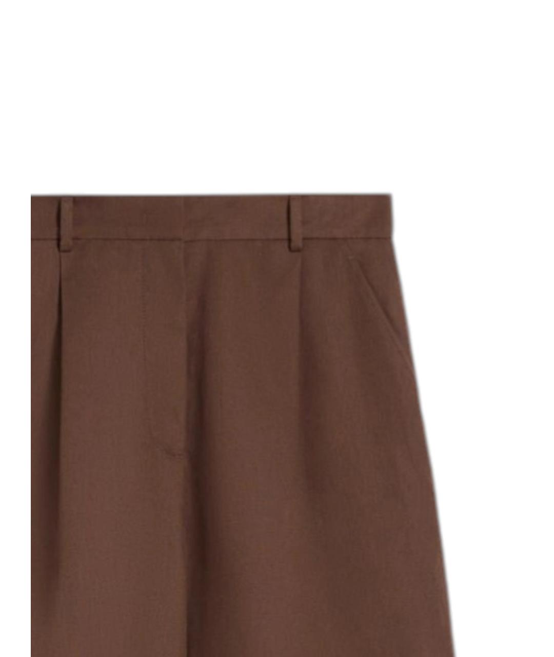WEEKEND MAX MARA Коричневые шорты, фото 2