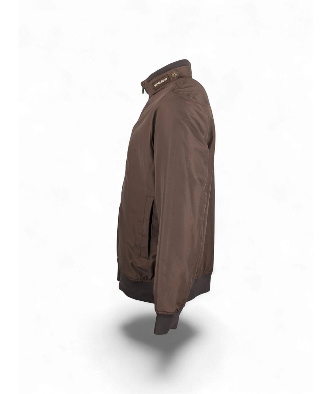 WOOLRICH Коричневая хлопковая куртка, фото 3