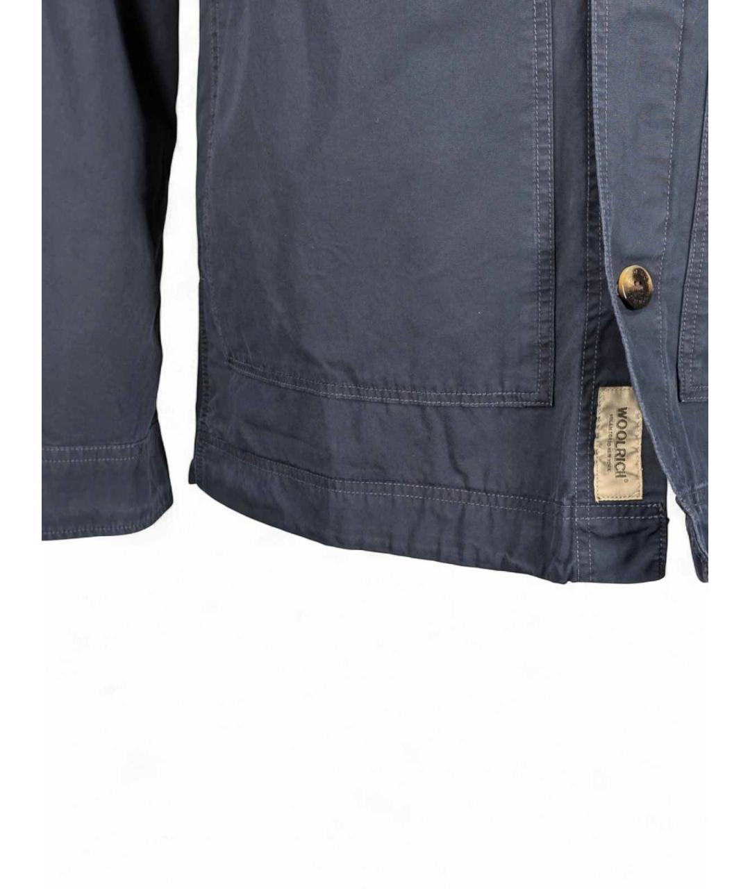 WOOLRICH Синяя хлопковая куртка, фото 3