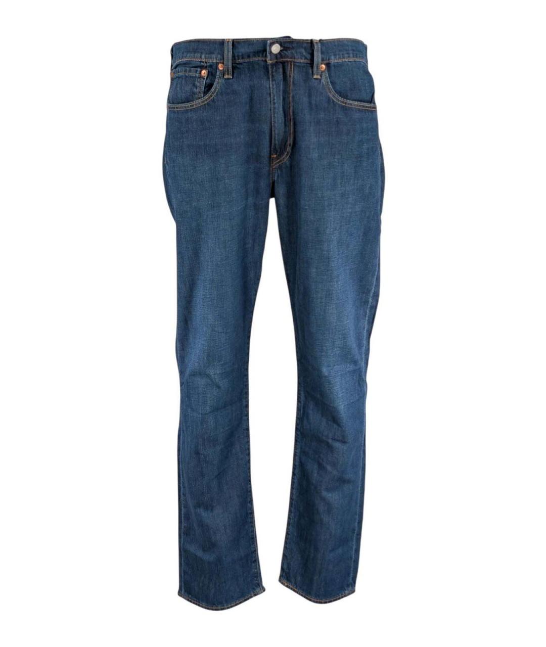 LEVI'S Синие хлопковые прямые джинсы, фото 1