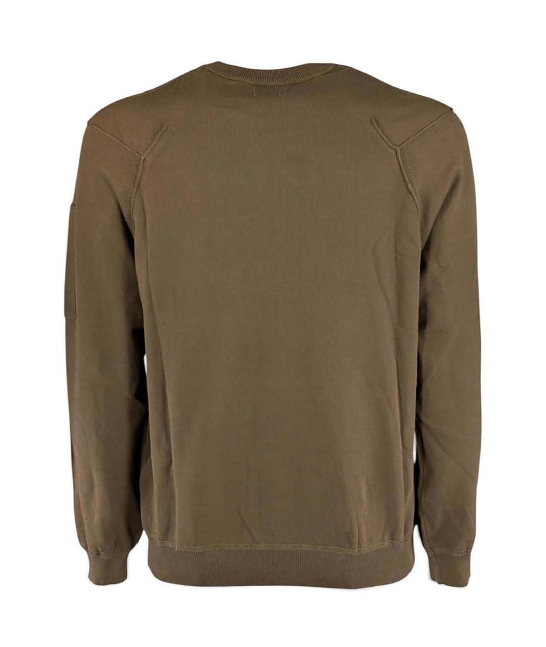CP COMPANY Зеленая хлопковая классическая рубашка, фото 4