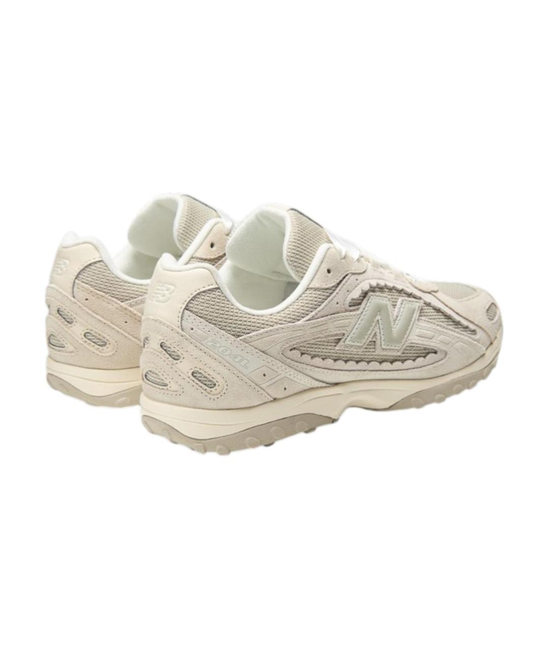 NEW BALANCE Бежевые замшевые кроссовки, фото 3