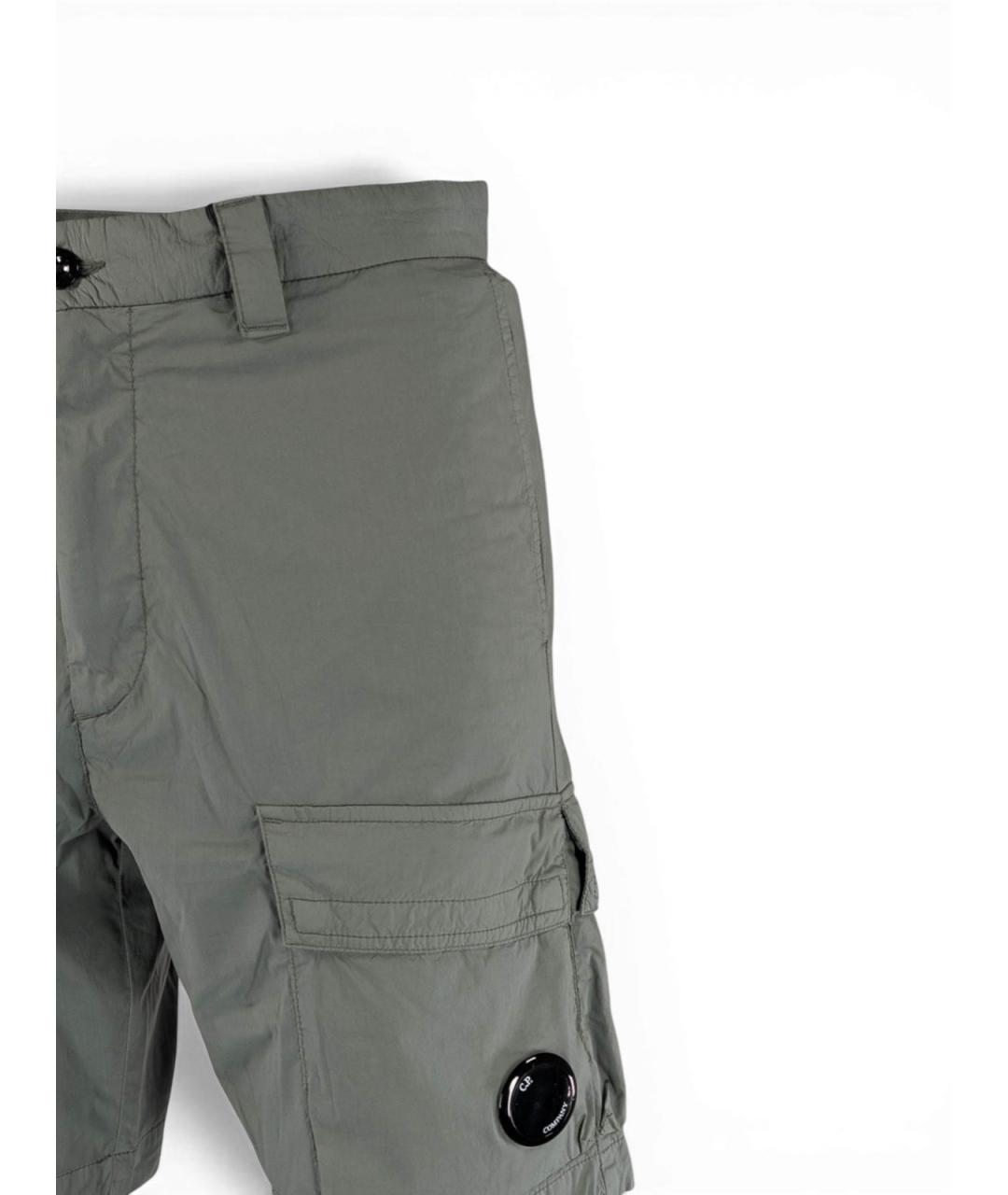 CP COMPANY Зеленые хлопковые шорты, фото 2
