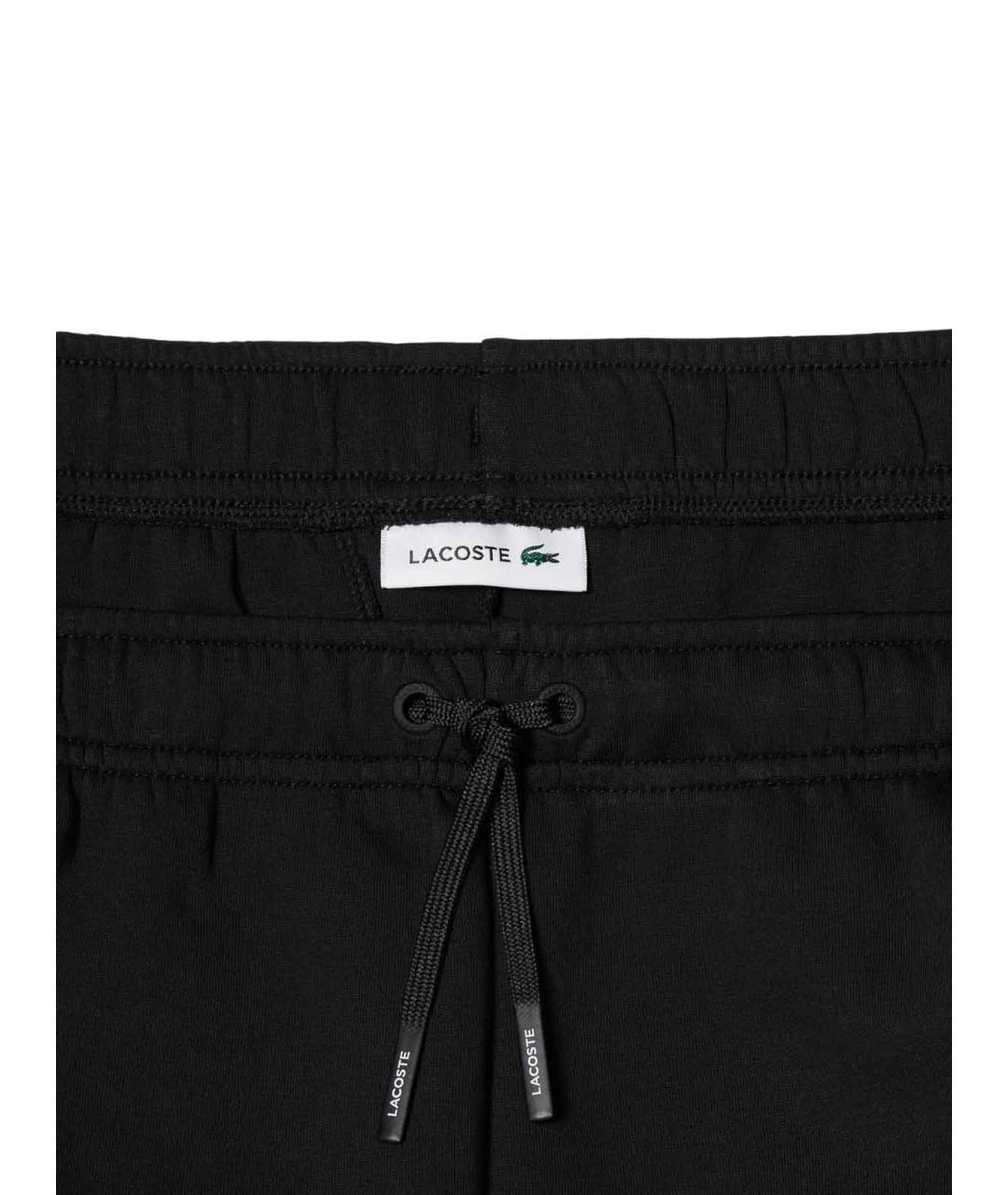 LACOSTE Черные хлопковые спортивные брюки и шорты, фото 3