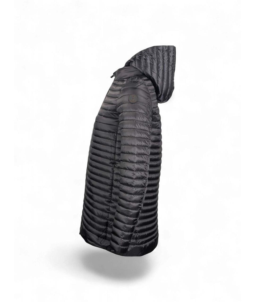 SAVE THE DUCK Черный полиамидовый пуховик, фото 3