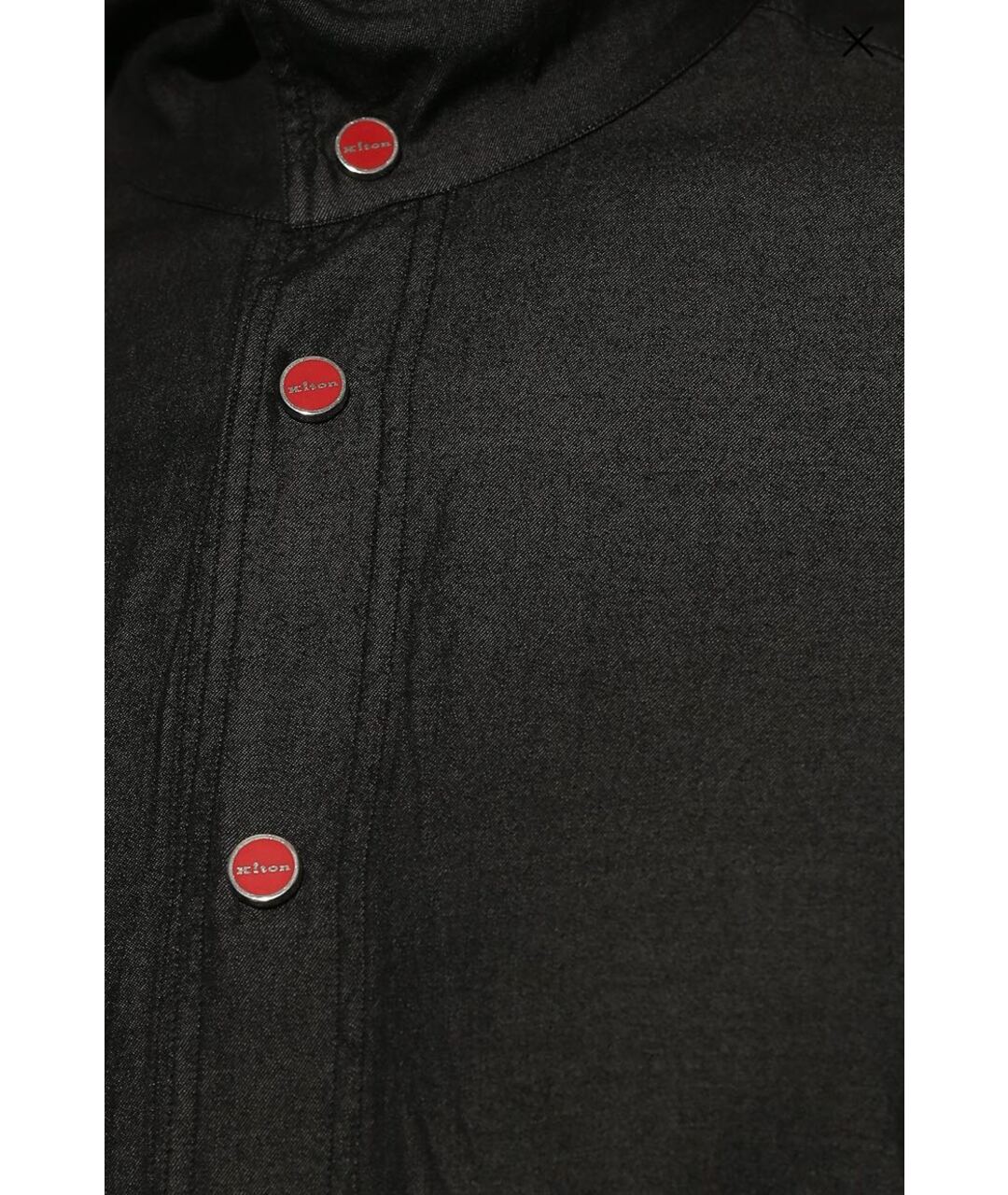 KITON Черная хлопковая кэжуал рубашка, фото 4