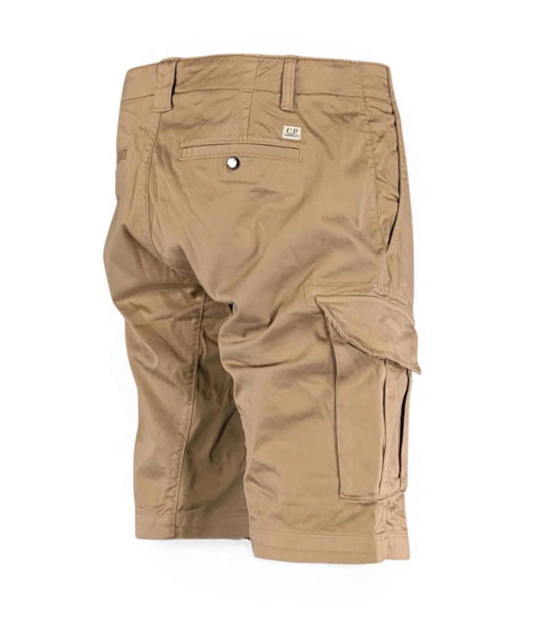 CP COMPANY Бежевые хлопковые шорты, фото 4