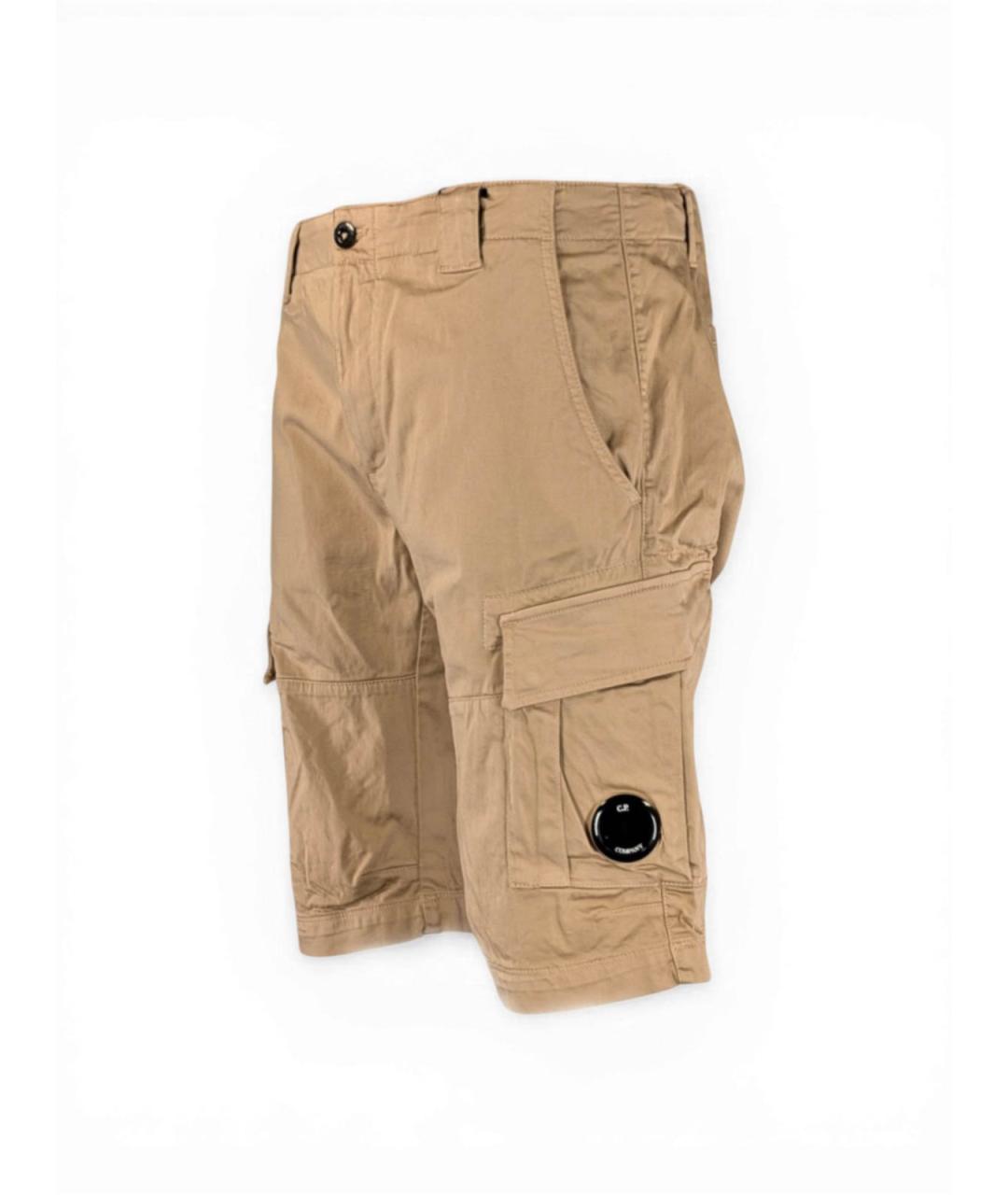CP COMPANY Бежевые хлопковые шорты, фото 3