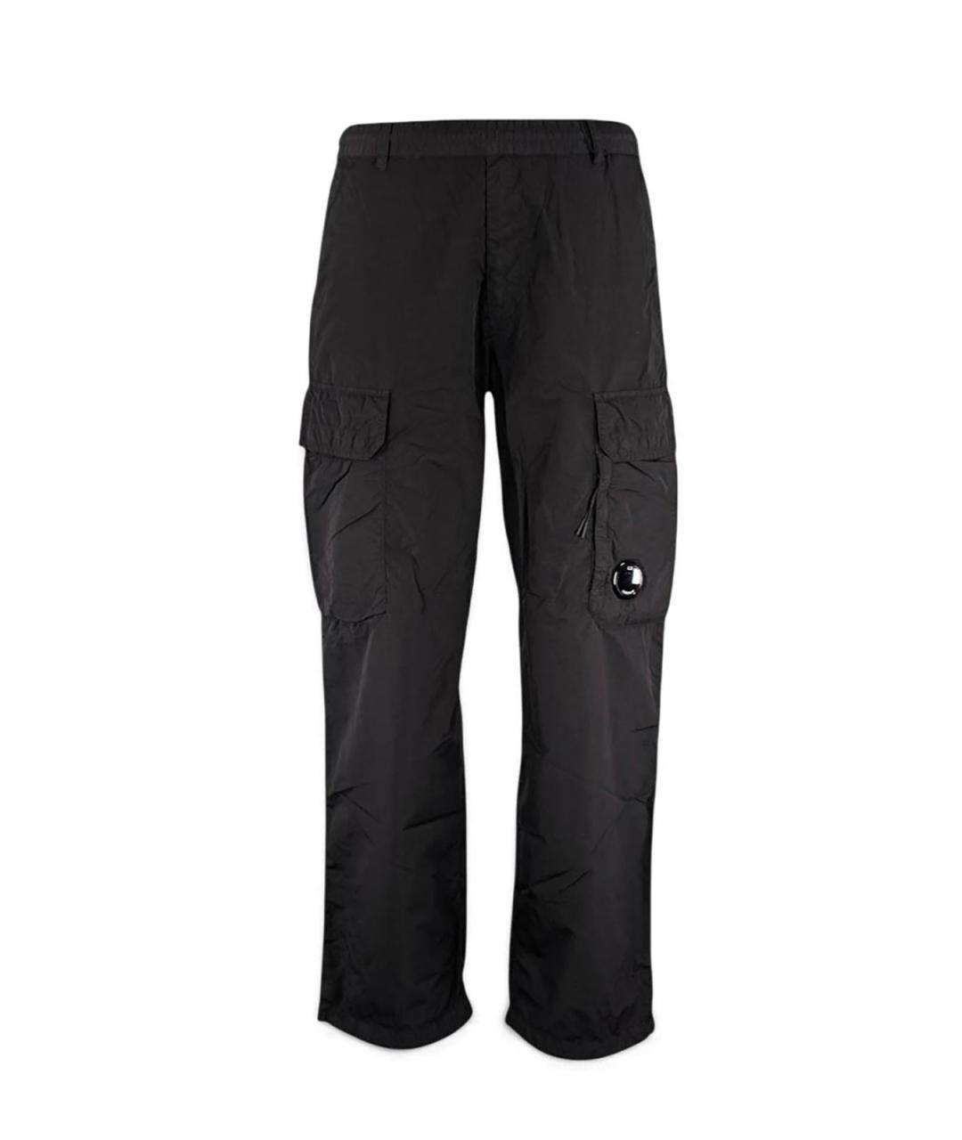 CP COMPANY Черные полиамидовые повседневные брюки, фото 1