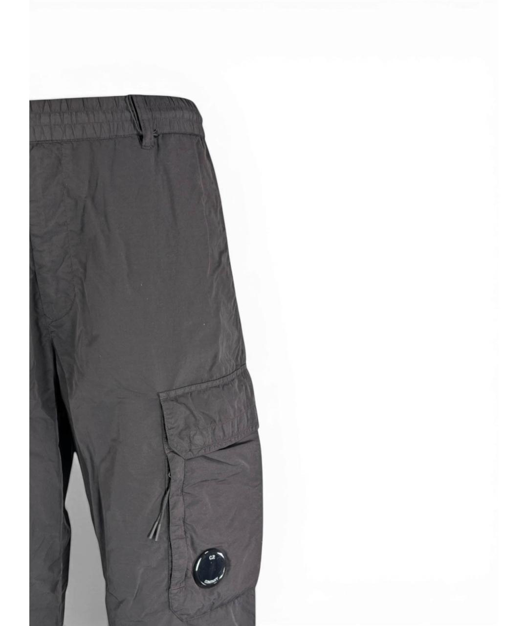 CP COMPANY Черные полиамидовые повседневные брюки, фото 2