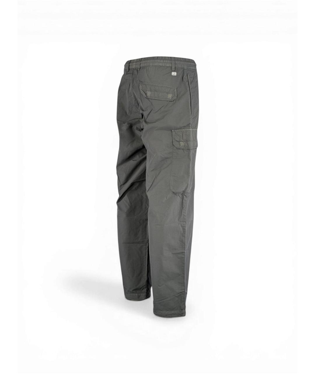 CP COMPANY Серые полиамидовые повседневные брюки, фото 4