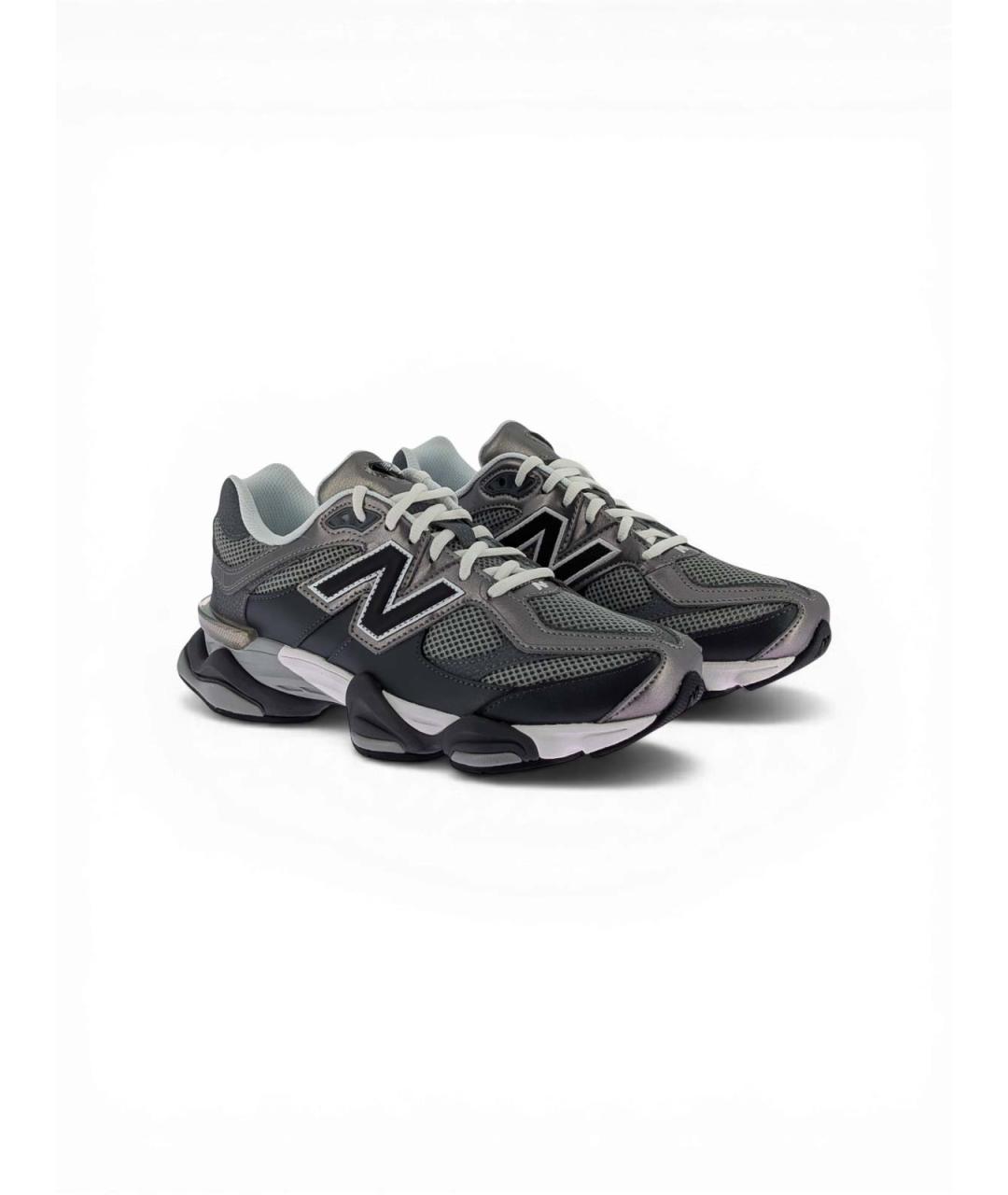 NEW BALANCE Серые замшевые низкие кроссовки / кеды, фото 3
