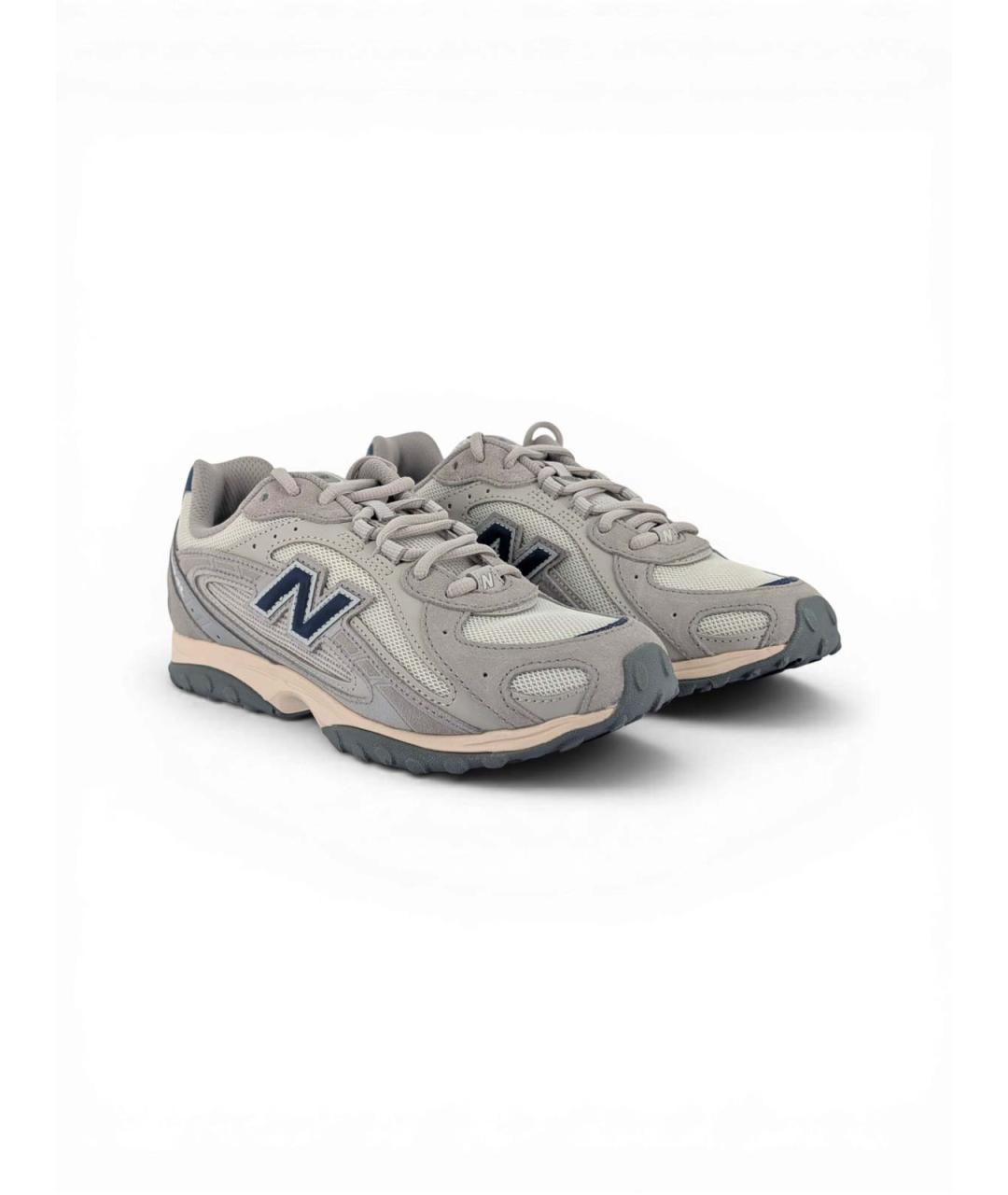 NEW BALANCE Серые замшевые кроссовки, фото 3