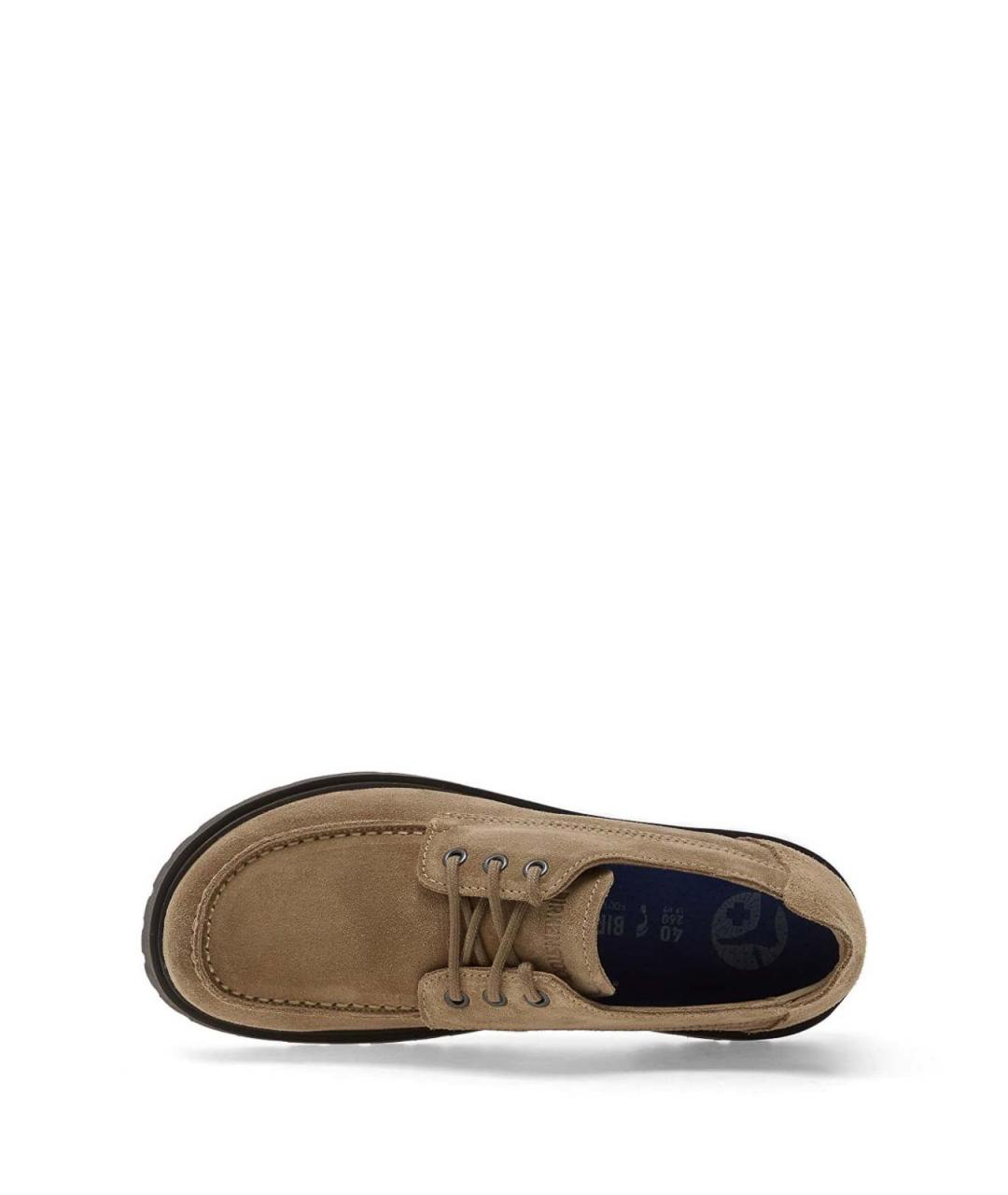 BIRKENSTOCK Бежевые замшевые ботинки, фото 4