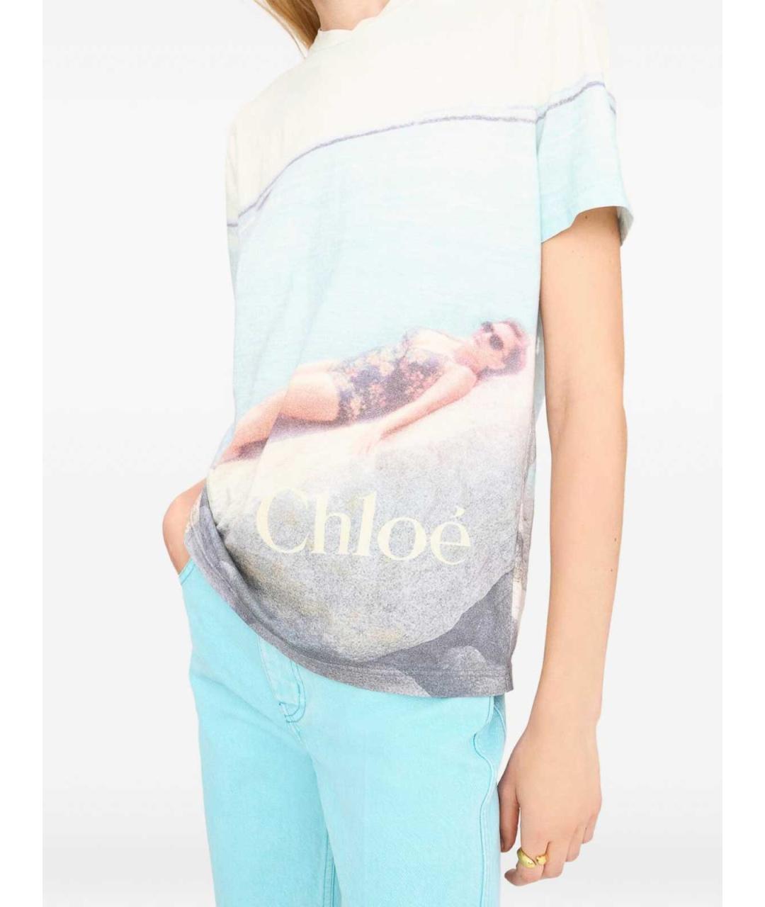 CHLOE Мульти хлопковая футболка, фото 2