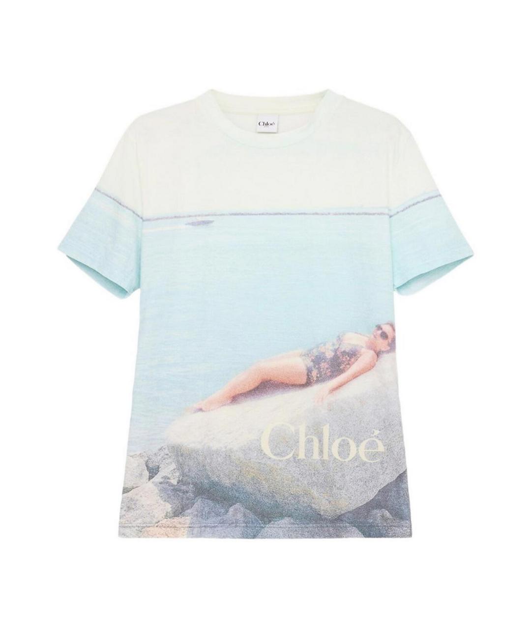 CHLOE Мульти хлопковая футболка, фото 1