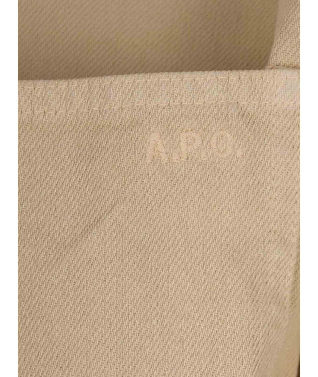 A.P.C. Бежевая хлопковая куртка, фото 3