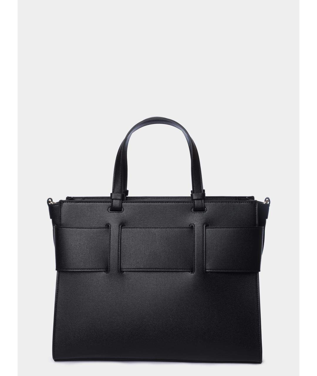 ARMANI EXCHANGE Черная сумка тоут, фото 4