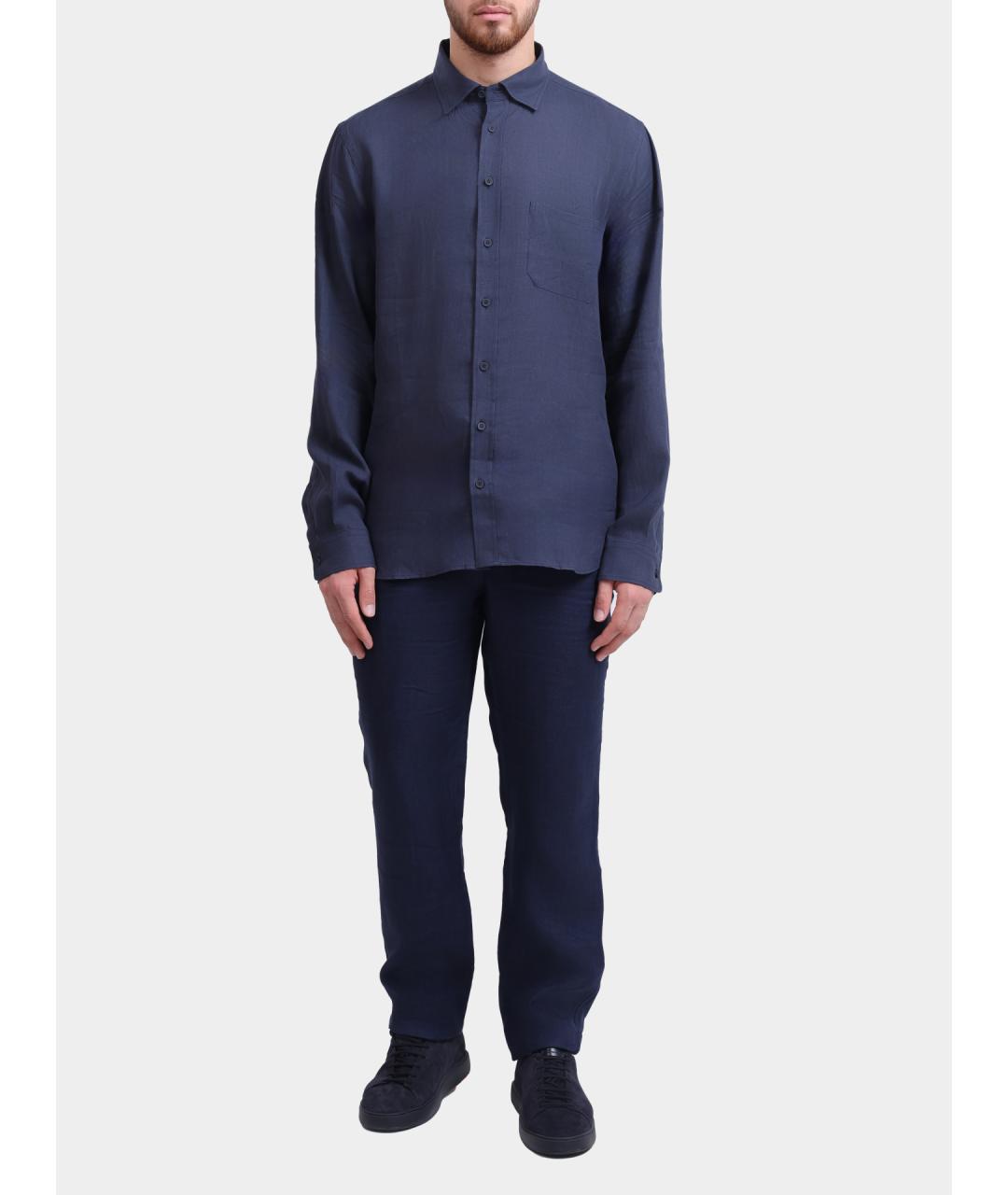 SEASE Темно-синие повседневные брюки, фото 2