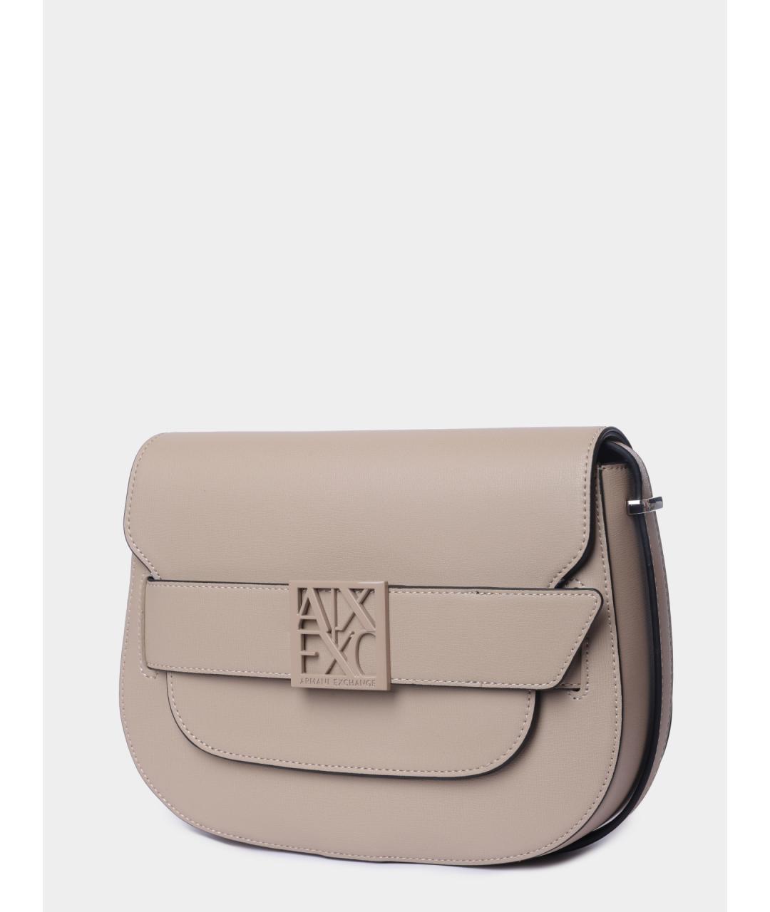 ARMANI EXCHANGE Бежевая сумка через плечо, фото 3