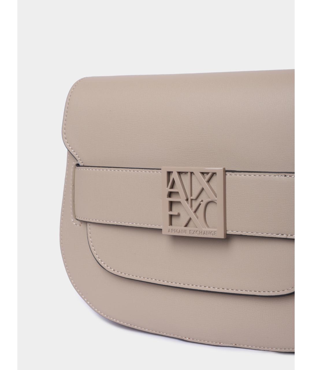ARMANI EXCHANGE Бежевая сумка через плечо, фото 4