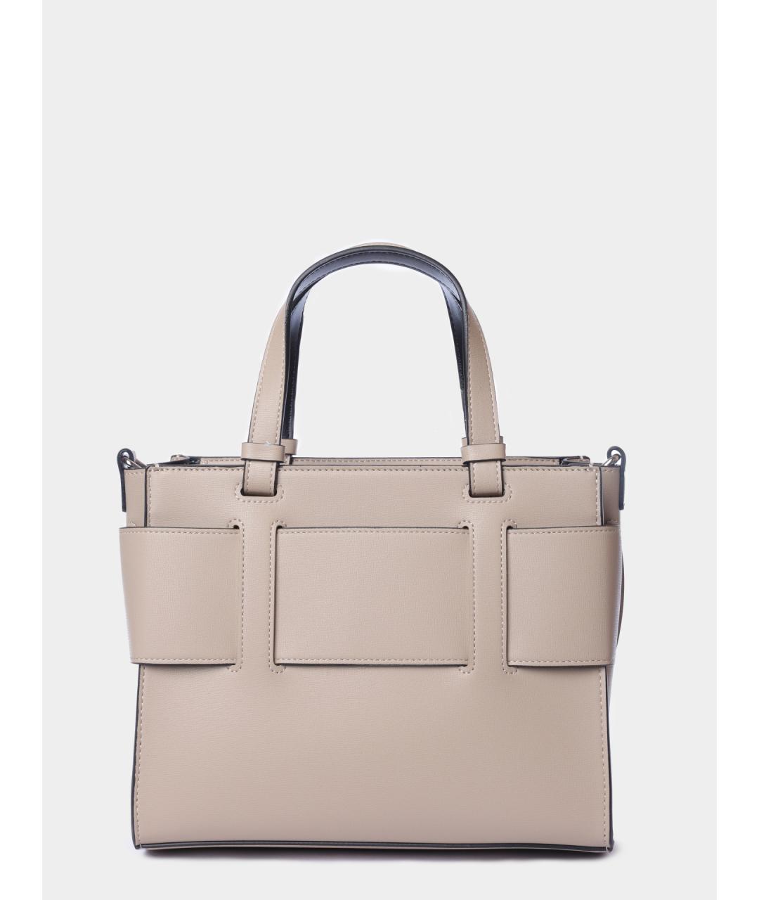 ARMANI EXCHANGE Бежевая сумка с короткими ручками, фото 5