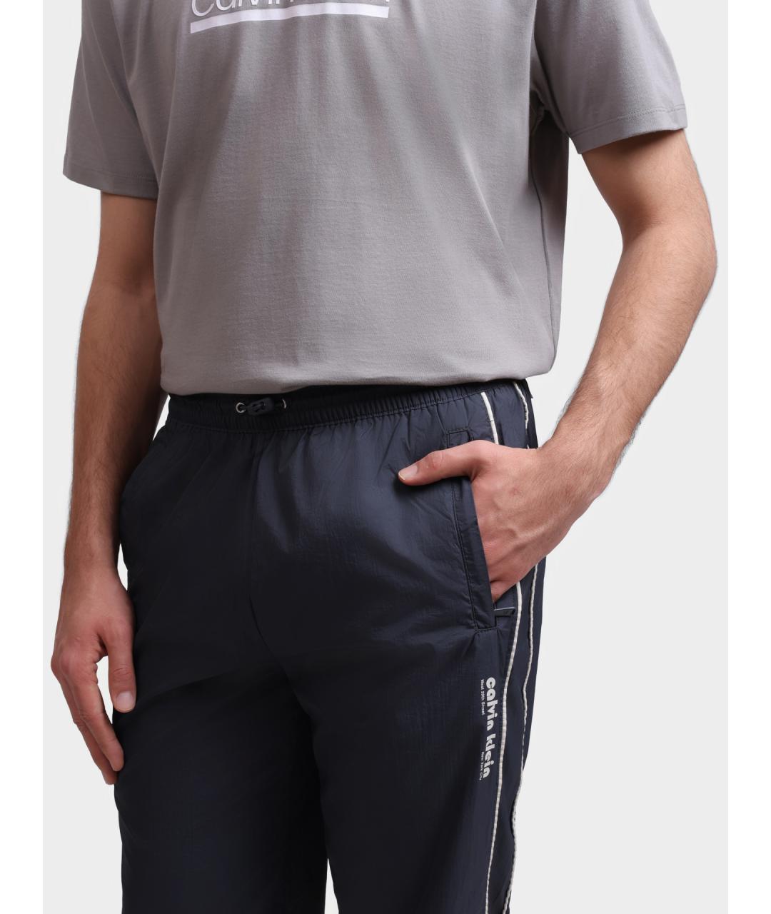 CALVIN KLEIN Черные повседневные брюки, фото 4