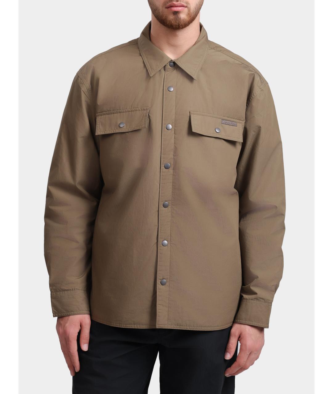 CALVIN KLEIN Хаки куртка, фото 6