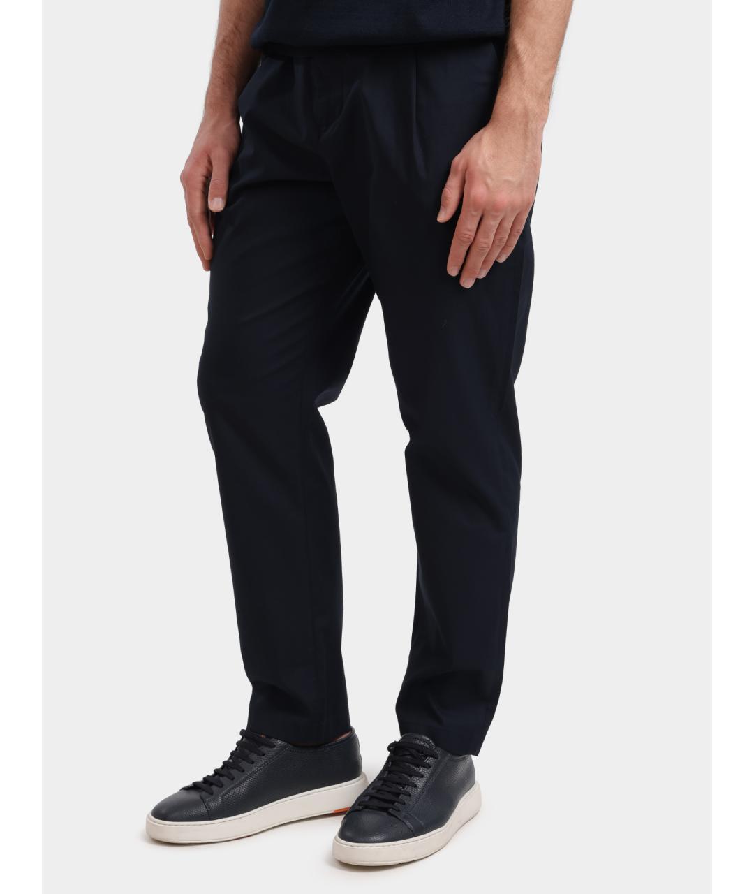 TOMMY HILFIGER Темно-синие повседневные брюки, фото 3