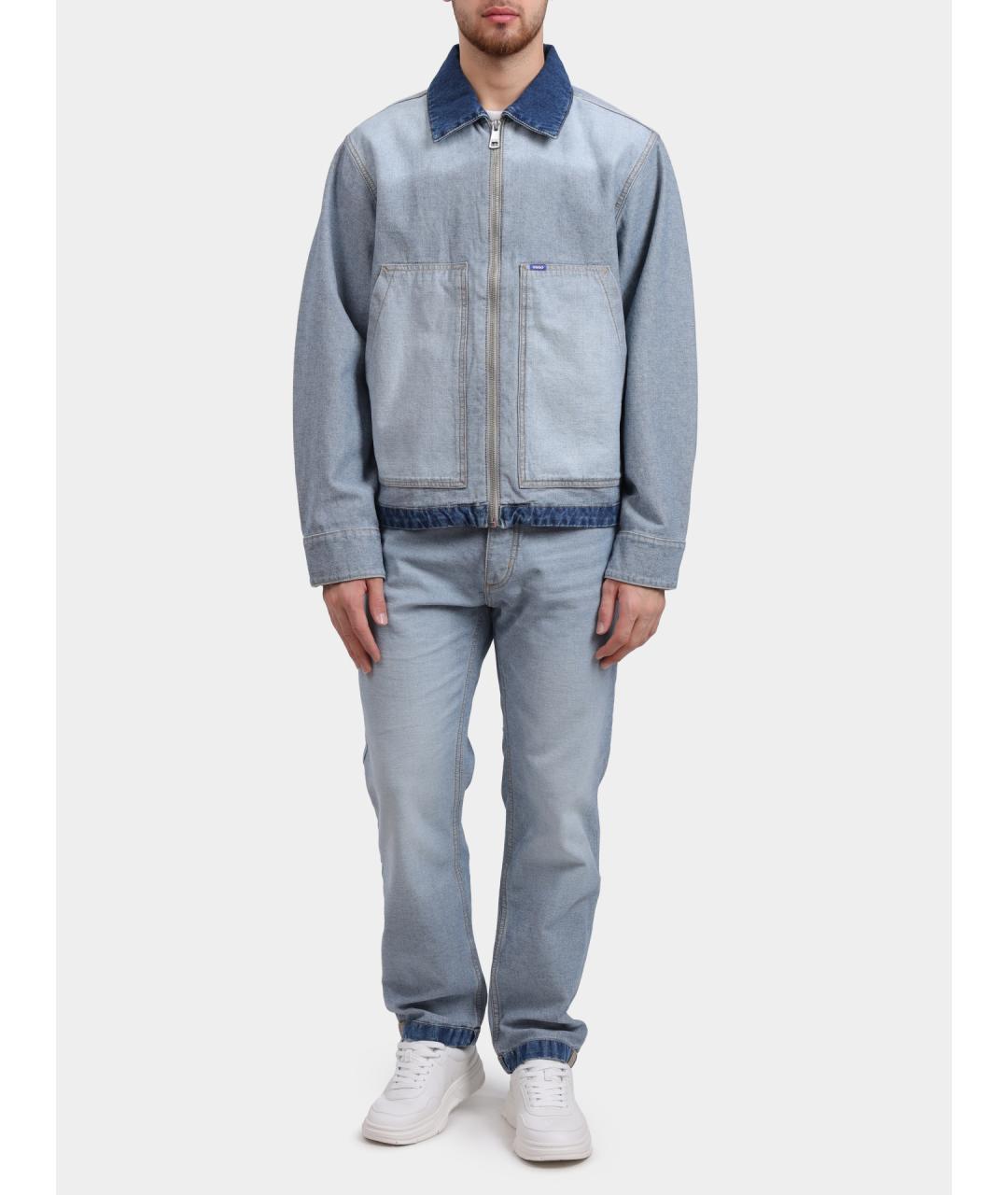 HUGO BOSS Голубая куртка, фото 2