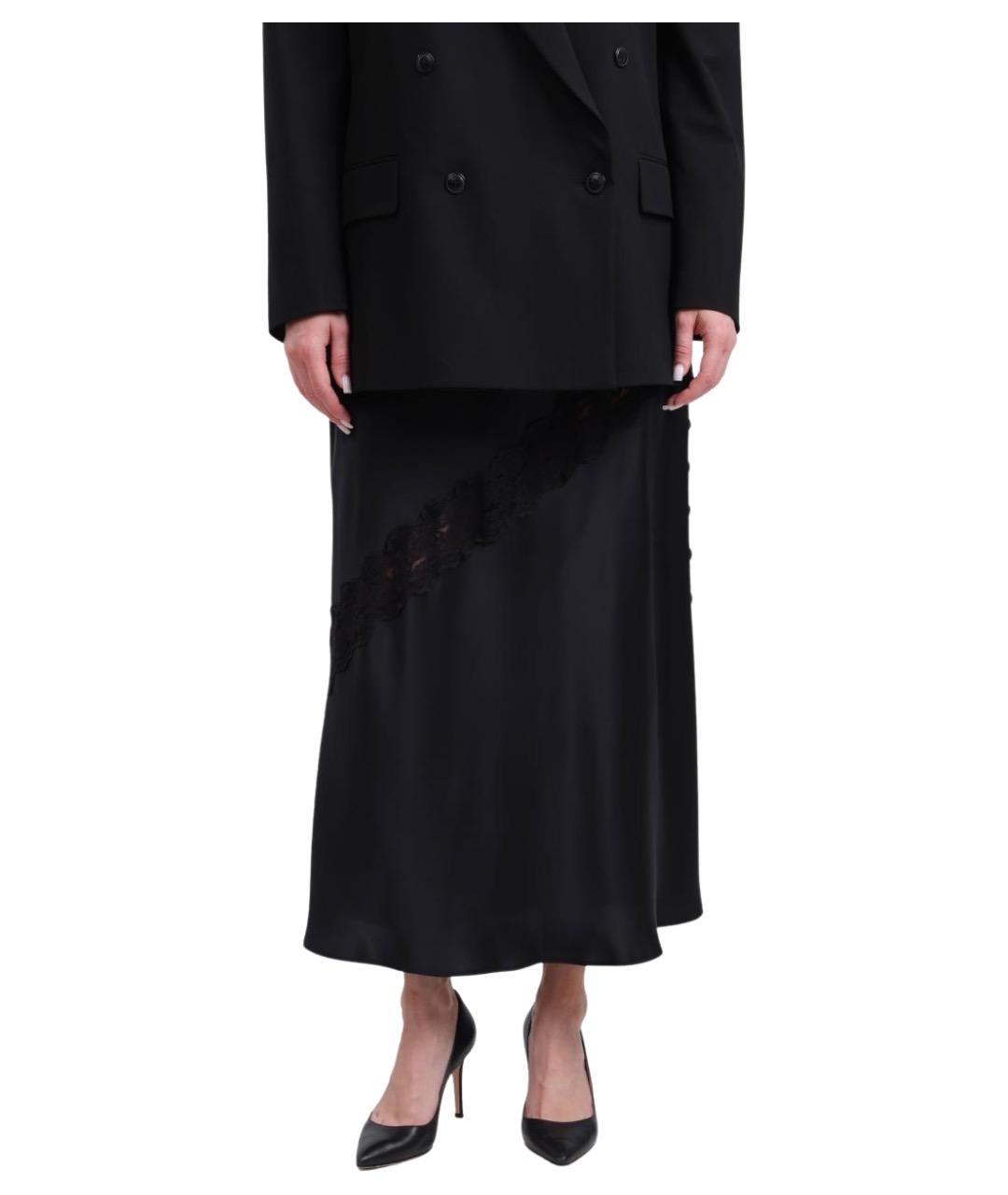 HUGO BOSS Черная юбка миди, фото 1