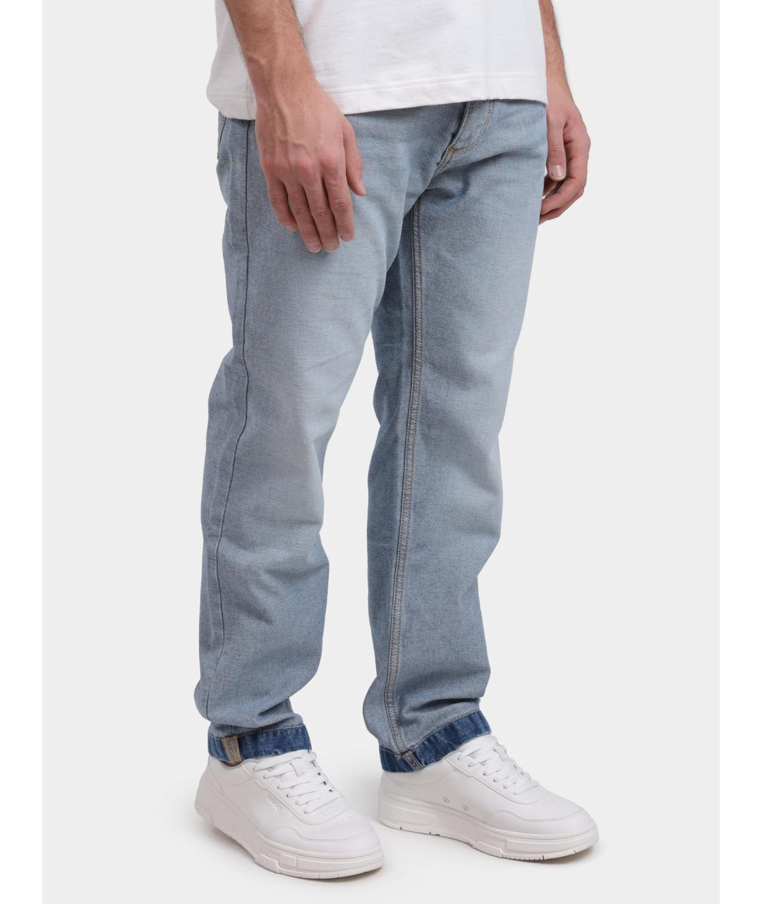 HUGO BOSS Голубые прямые джинсы, фото 3