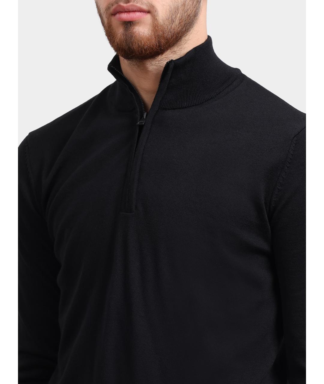 HUGO BOSS Черный джемпер / свитер, фото 4