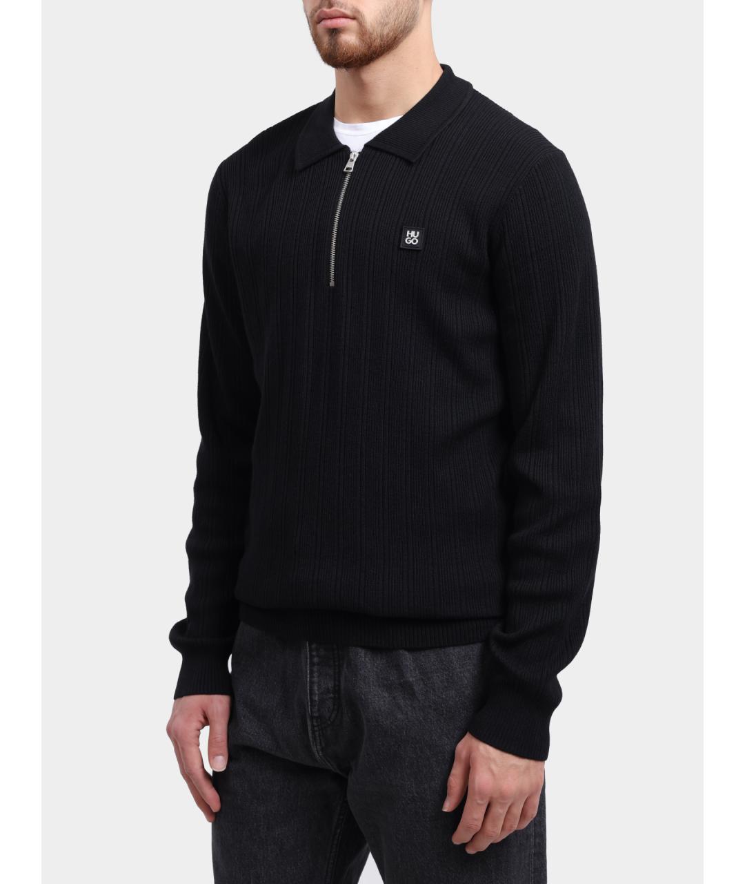 HUGO BOSS Черный джемпер / свитер, фото 3