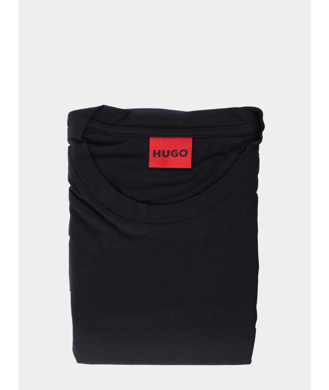 HUGO Черная футболка, фото 3