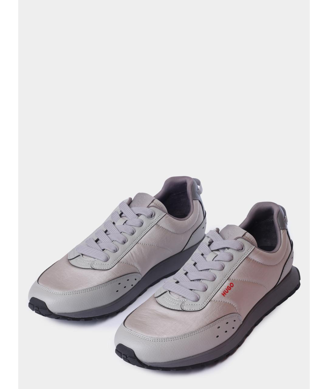 HUGO BOSS Серые низкие кроссовки / кеды, фото 2