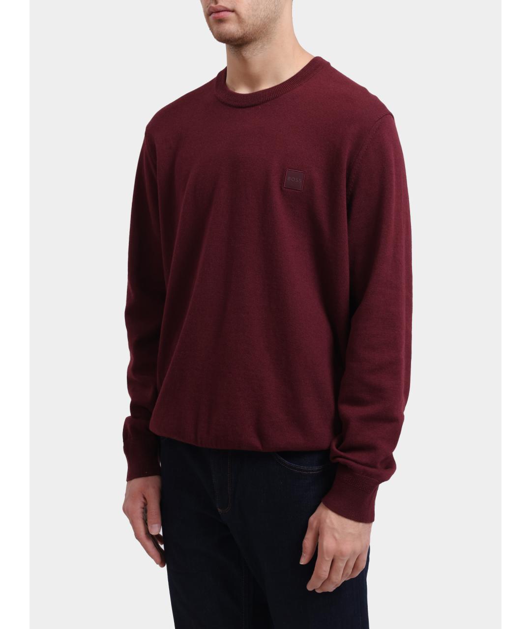 HUGO BOSS Бордовый джемпер / свитер, фото 3