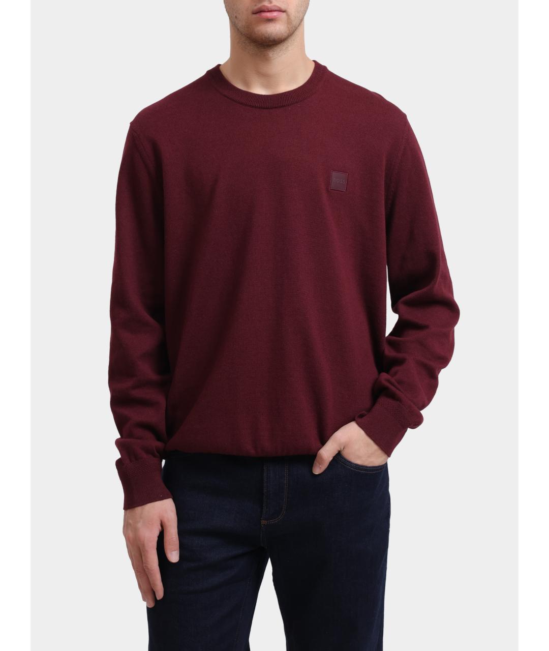 HUGO BOSS Бордовый джемпер / свитер, фото 6
