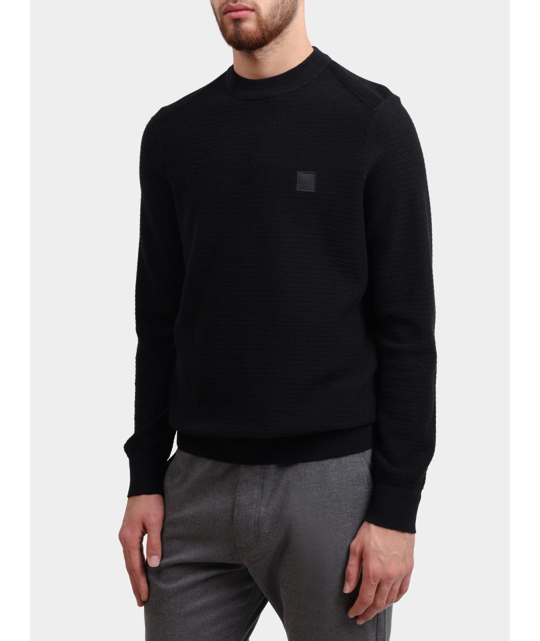 HUGO BOSS Черный джемпер / свитер, фото 3