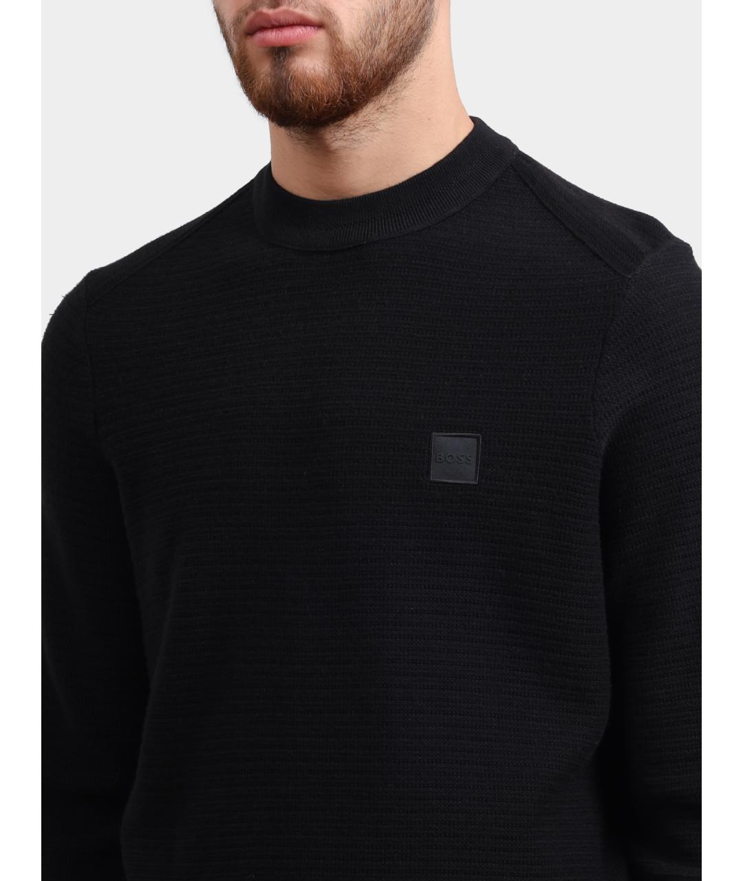 HUGO BOSS Черный джемпер / свитер, фото 4