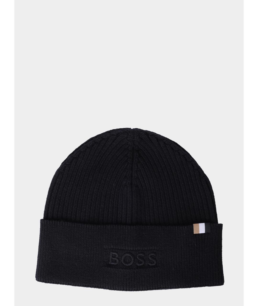 HUGO BOSS Черная шапка, фото 5